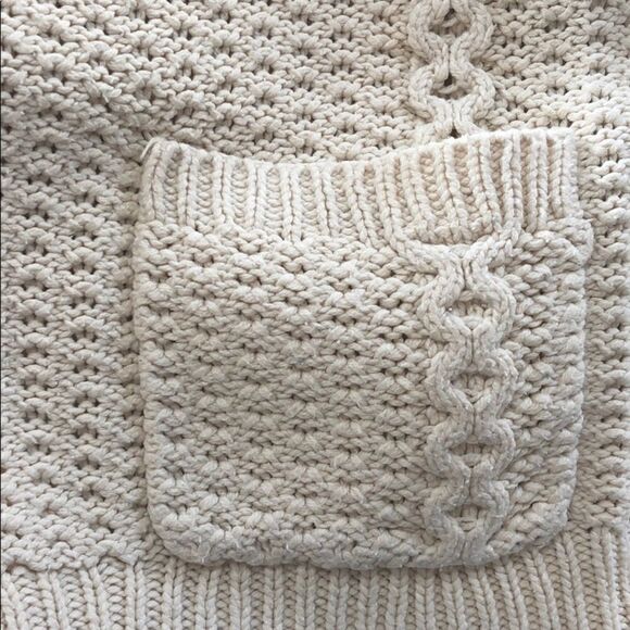 ASOS Boatneck Cable Knit Sweater Size 14 - Picture 8 of 12